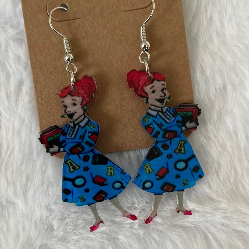 Colorful Cartoon Character Earrings